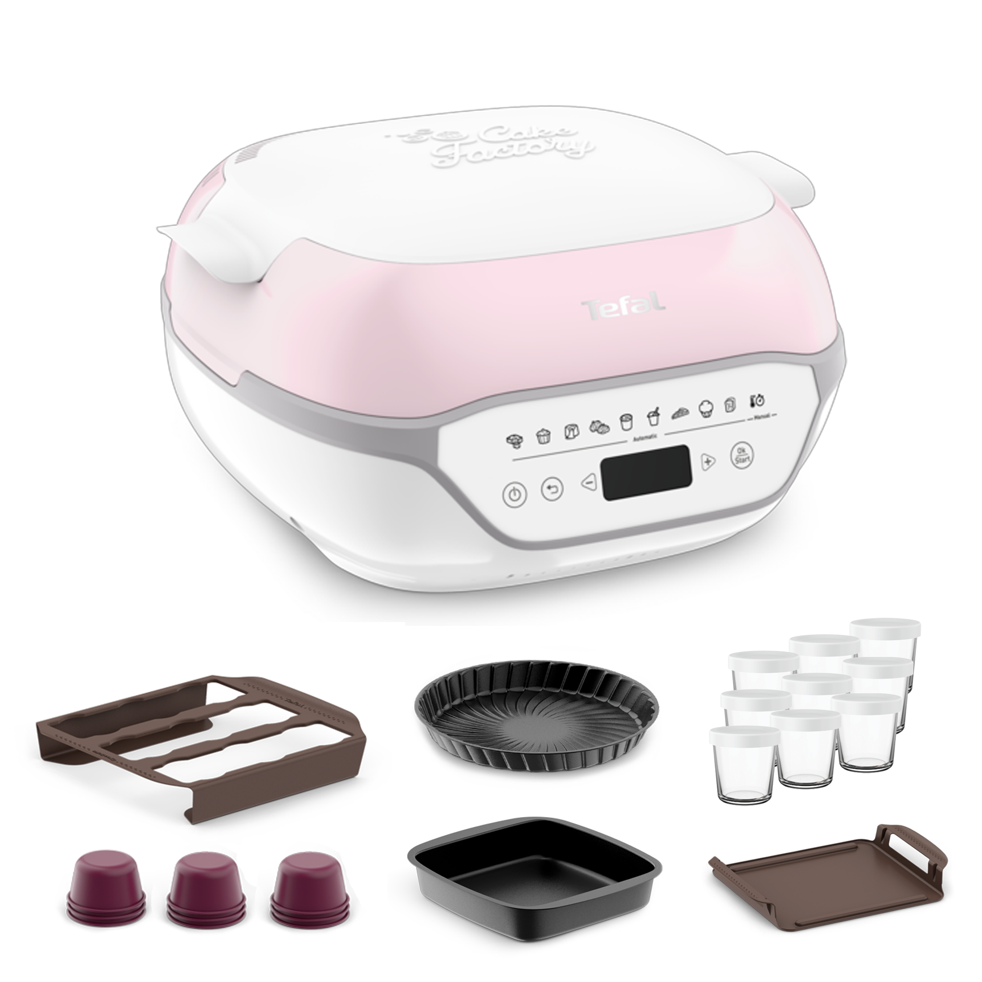 Cake Factory Infinity, Appareil à gâteau, Compatible avec les moules CreaBake