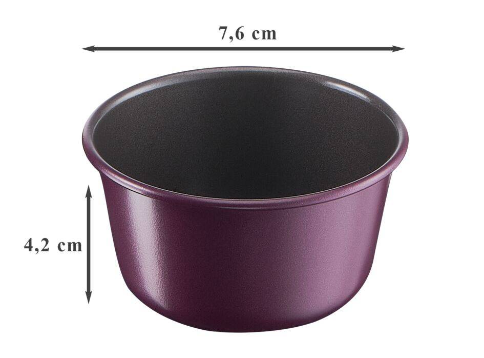 Creabake 3 moules à muffins 7,5cm