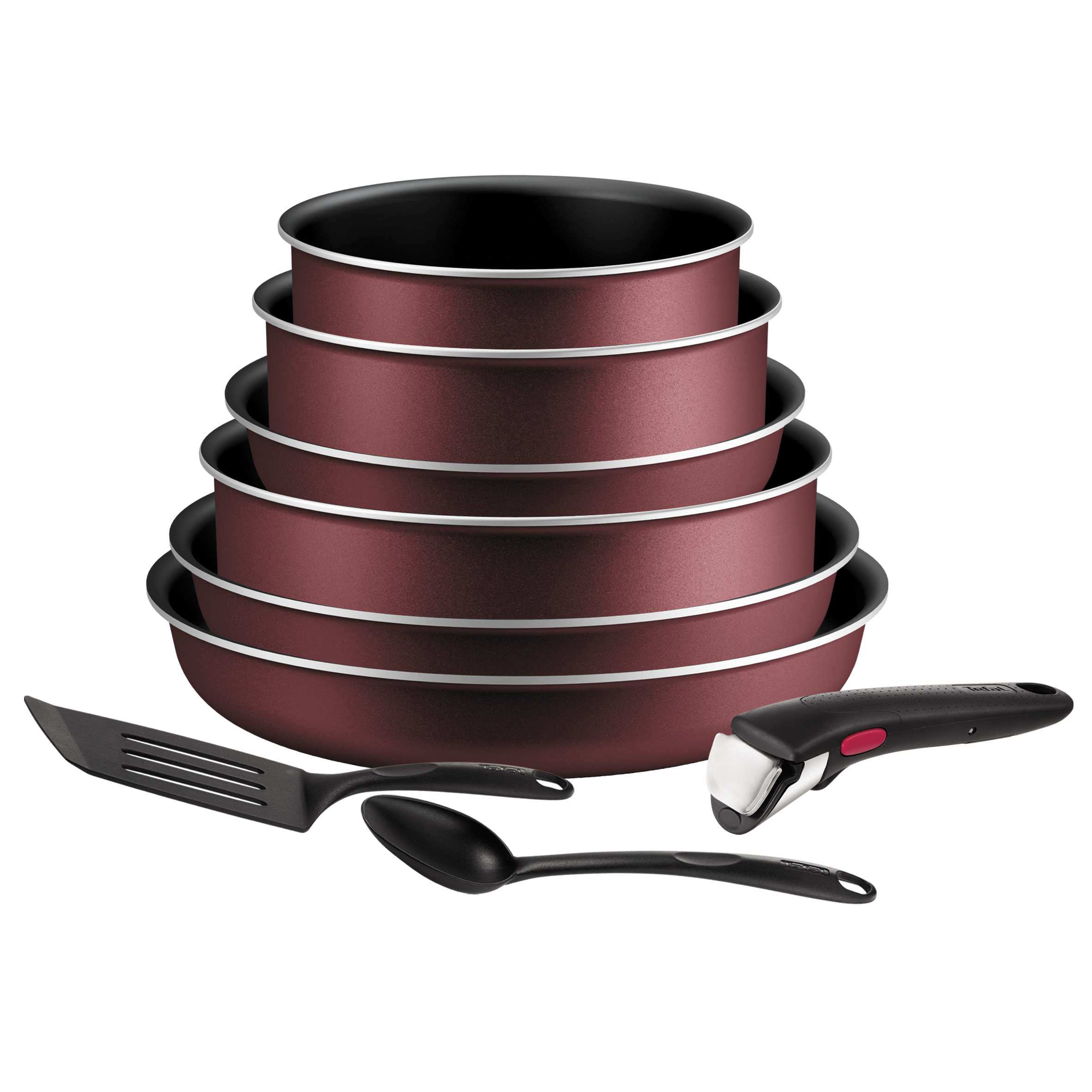 Ingenio Simply Cook, Antiadhésif, Batterie de cuisine 9&nbsp;p, Induction, Légèreté