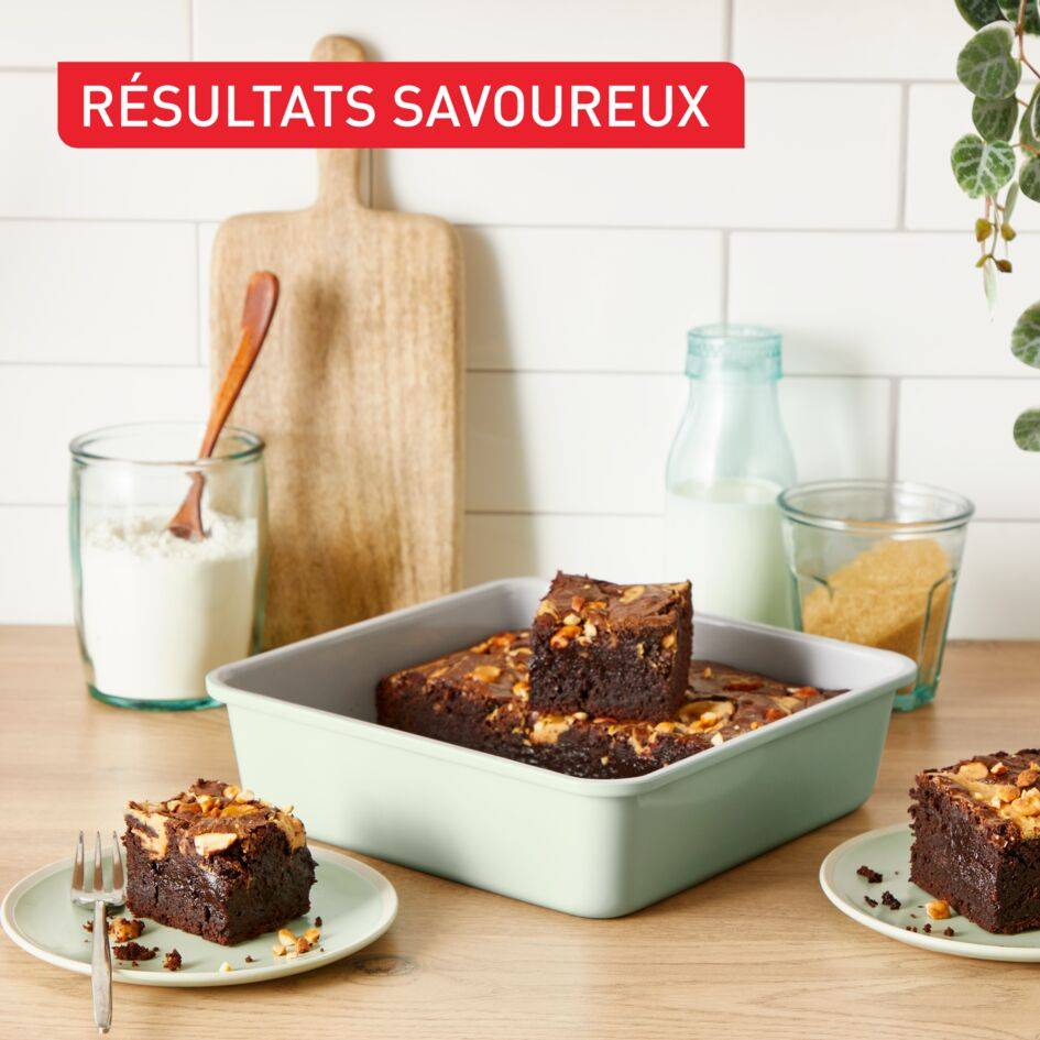 Ceramik, Set 8&nbsp;pièces, Moules à pâtisserie, Empilables, revêtement céramique