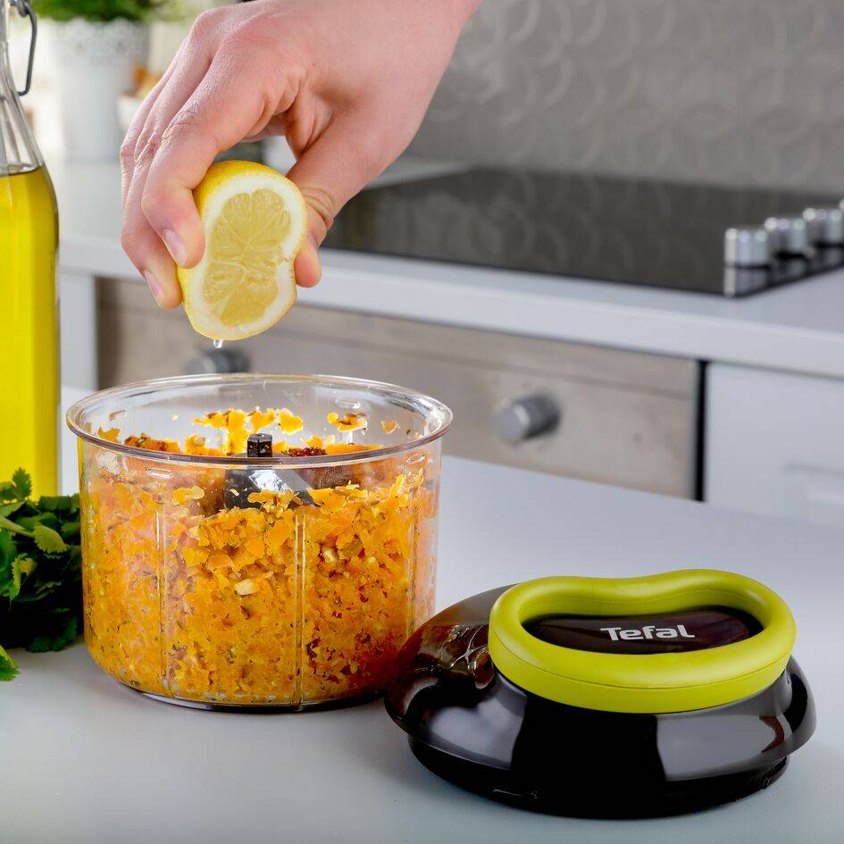 Hachoir manuel 5 secondes kit hachoir 900ml + lame puree