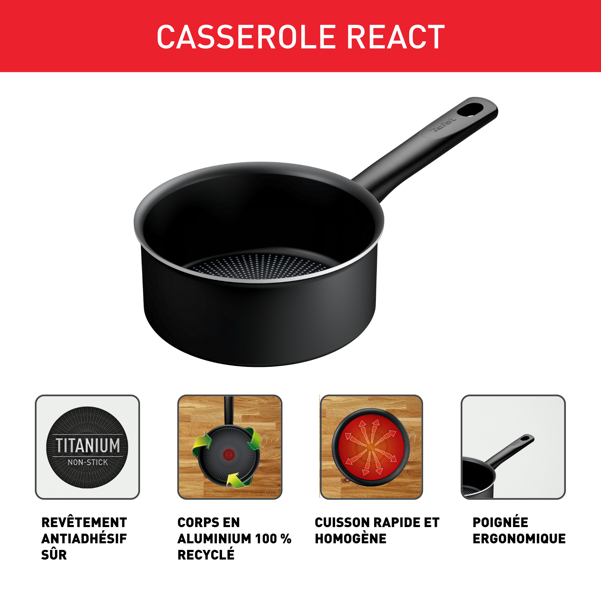 Casserole REACT 20 cm