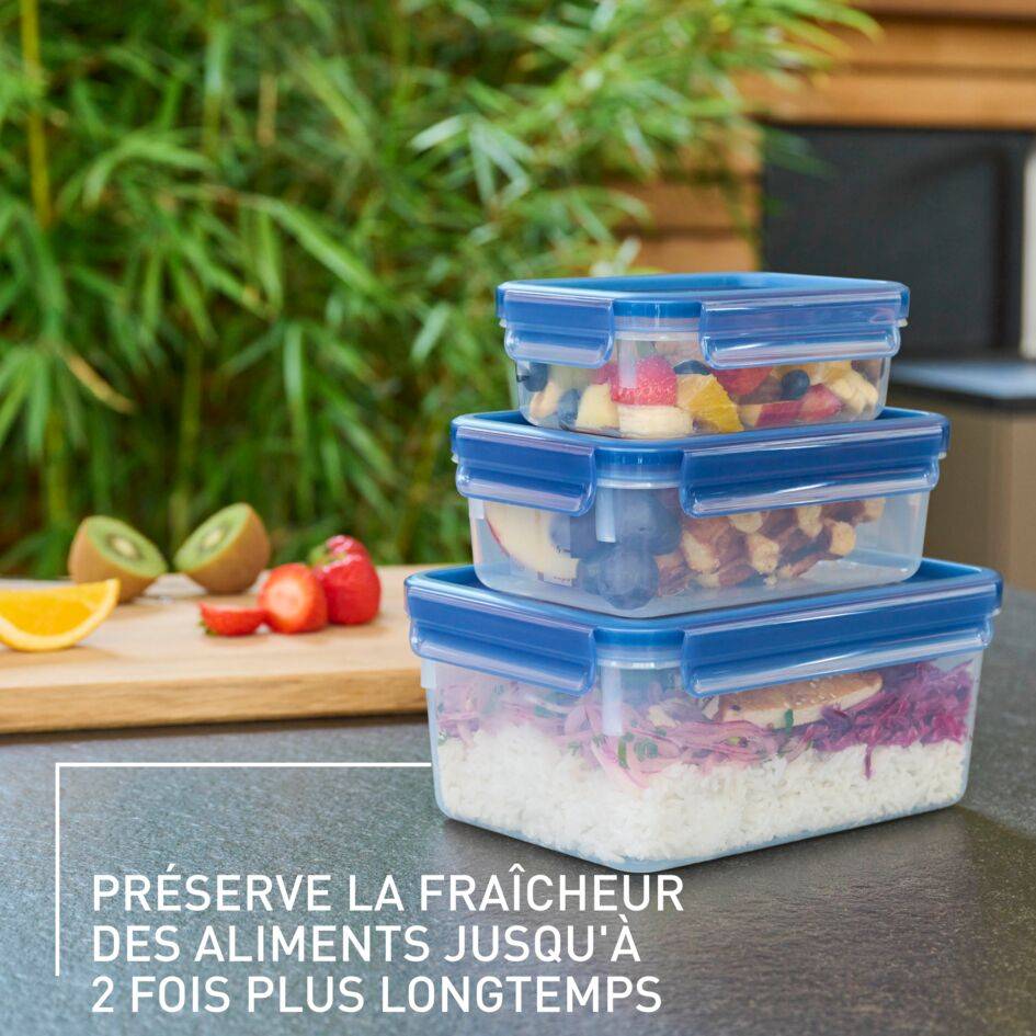 LOT DE 3 BOÎTES DE CONSERVATION MASTERSEAL ECO