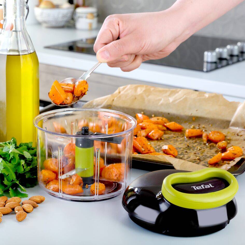 Hachoir manuel 5 secondes kit hachoir 900ml + lame puree