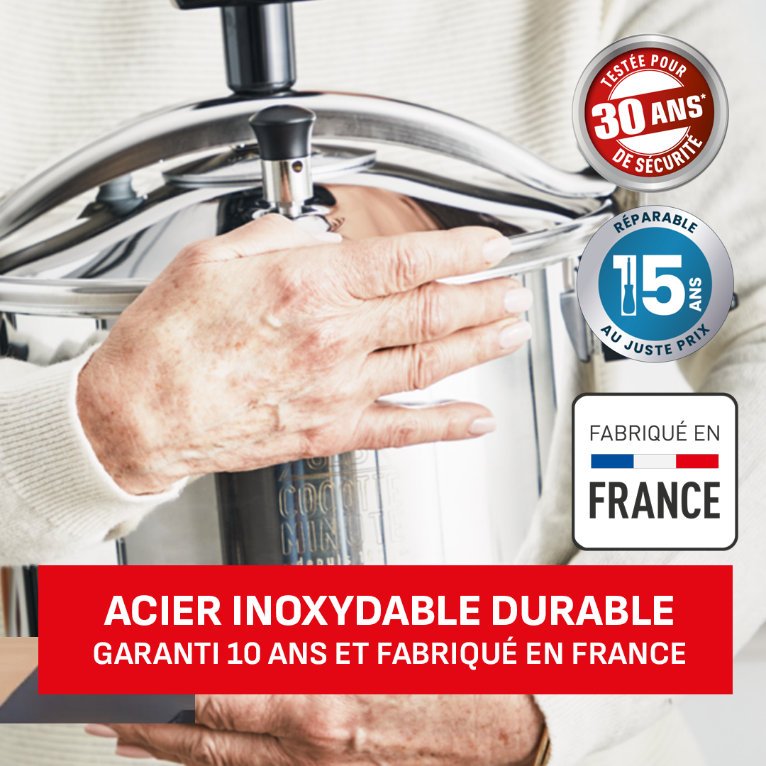 AUTHENTIQUE 4,5 L Cocotte-minute® inox induction
