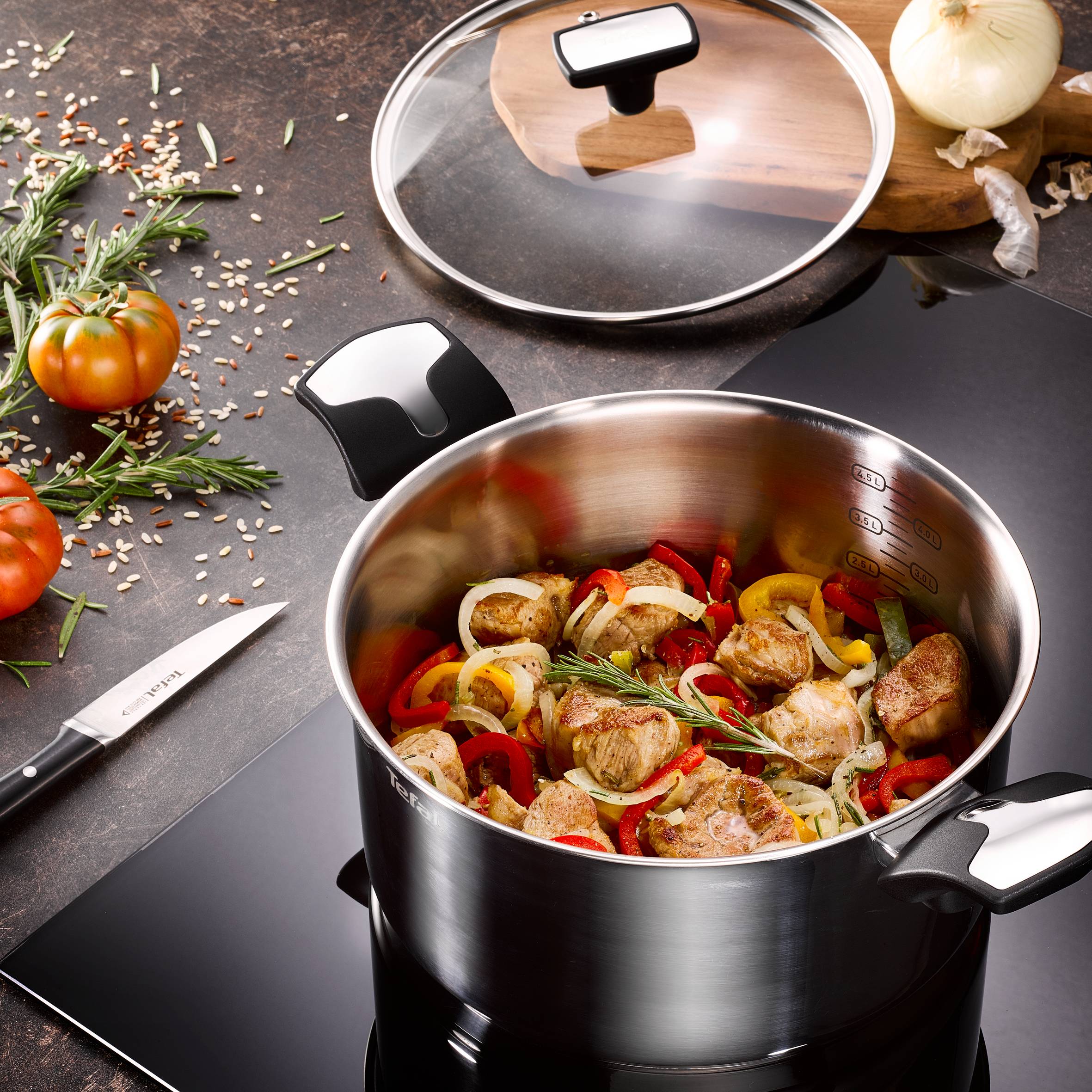 Emotion faitout 24cm / 5l + couvercle