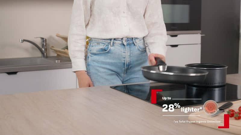 Ingenio So'Light, Frypan 28 cm, Lightweight Induction Frypan, Light Tech Technology
