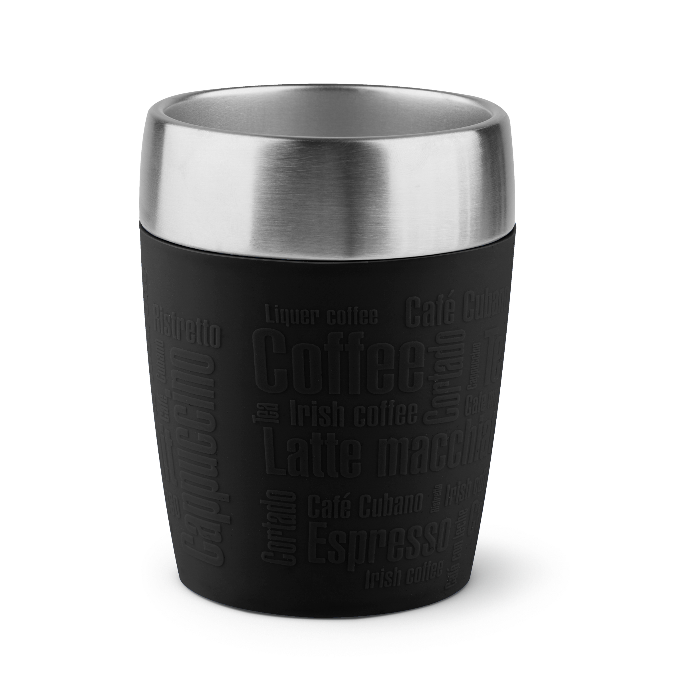 Tasse 0,2 L - Inox Noir TRAVEL CUP