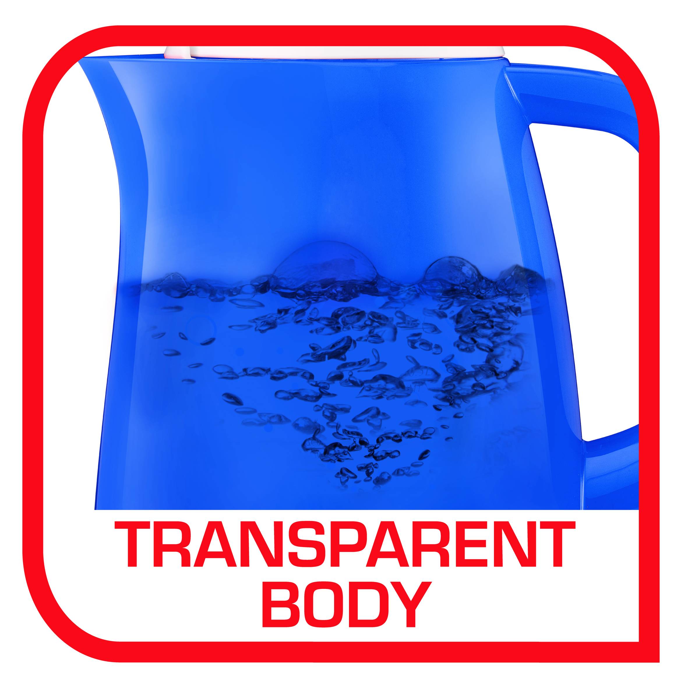 DELFINI VISION BLEUE TRANSPARENTE 1,5L