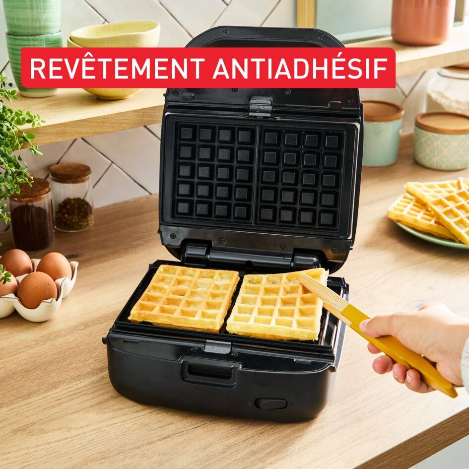 Snack Collection Aqua, Appareil à gaufre et à panini + 2 jeux de plaques