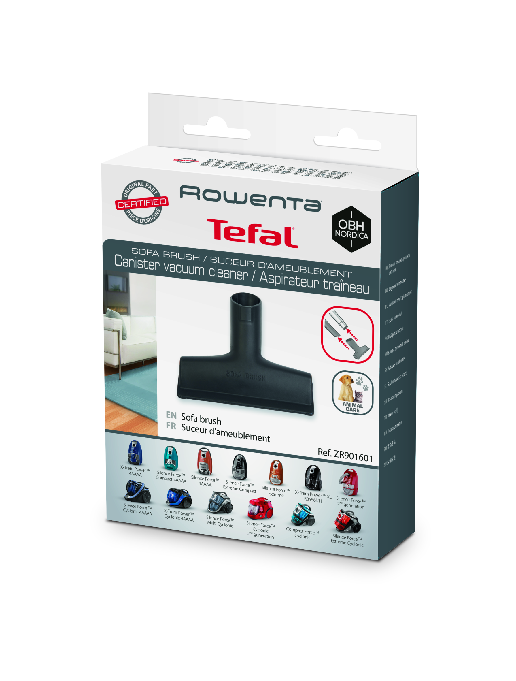 Suceur d'ameublement pour aspirateur traîneau ZR901601