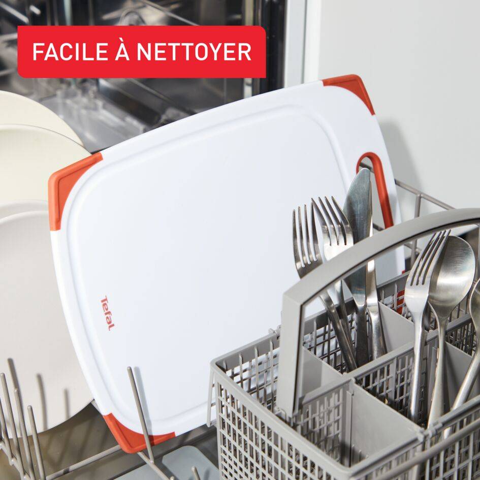 Fresh Kitchen, Planche à découper, Plastique robuste, Antidérapante, Poignée