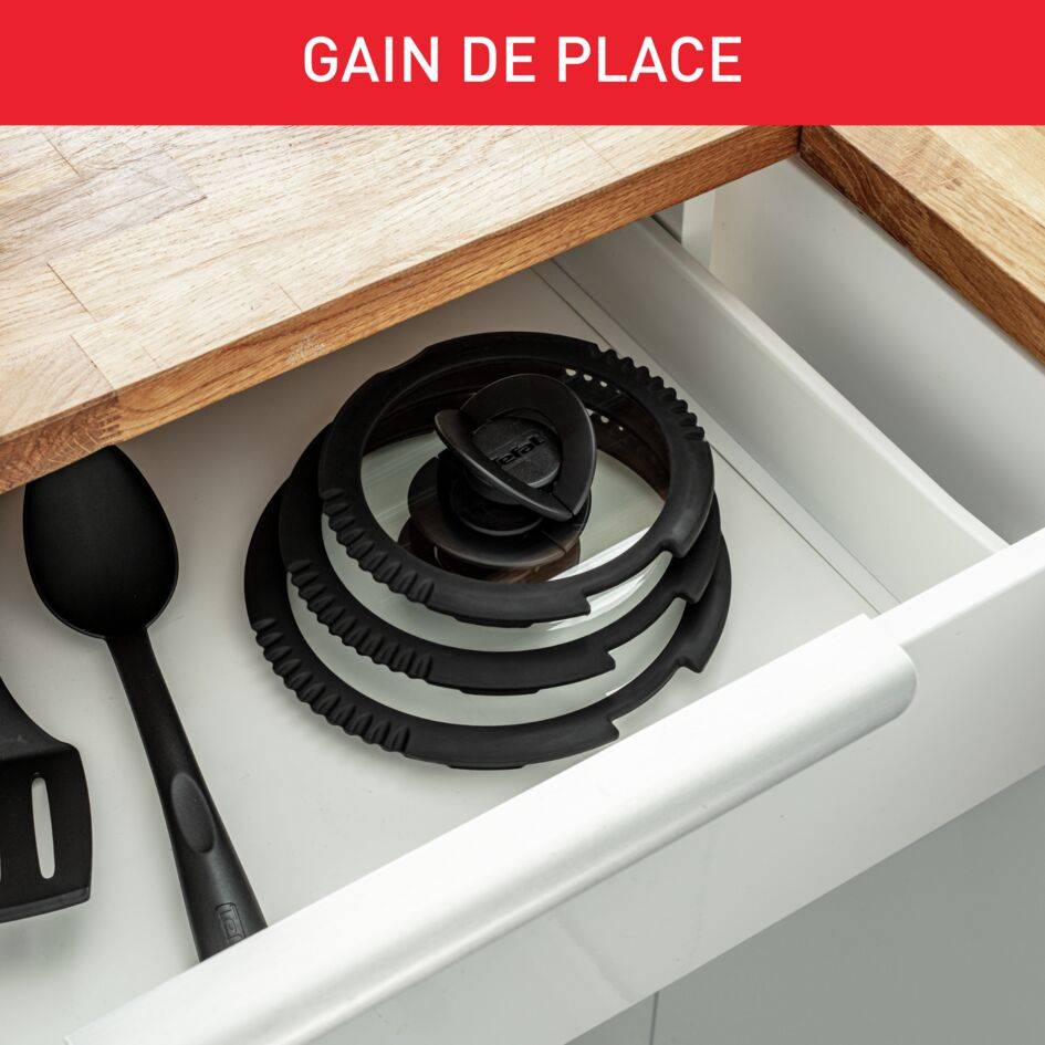 Ingenio couvercles - set 3 pièces 16/18/20cm