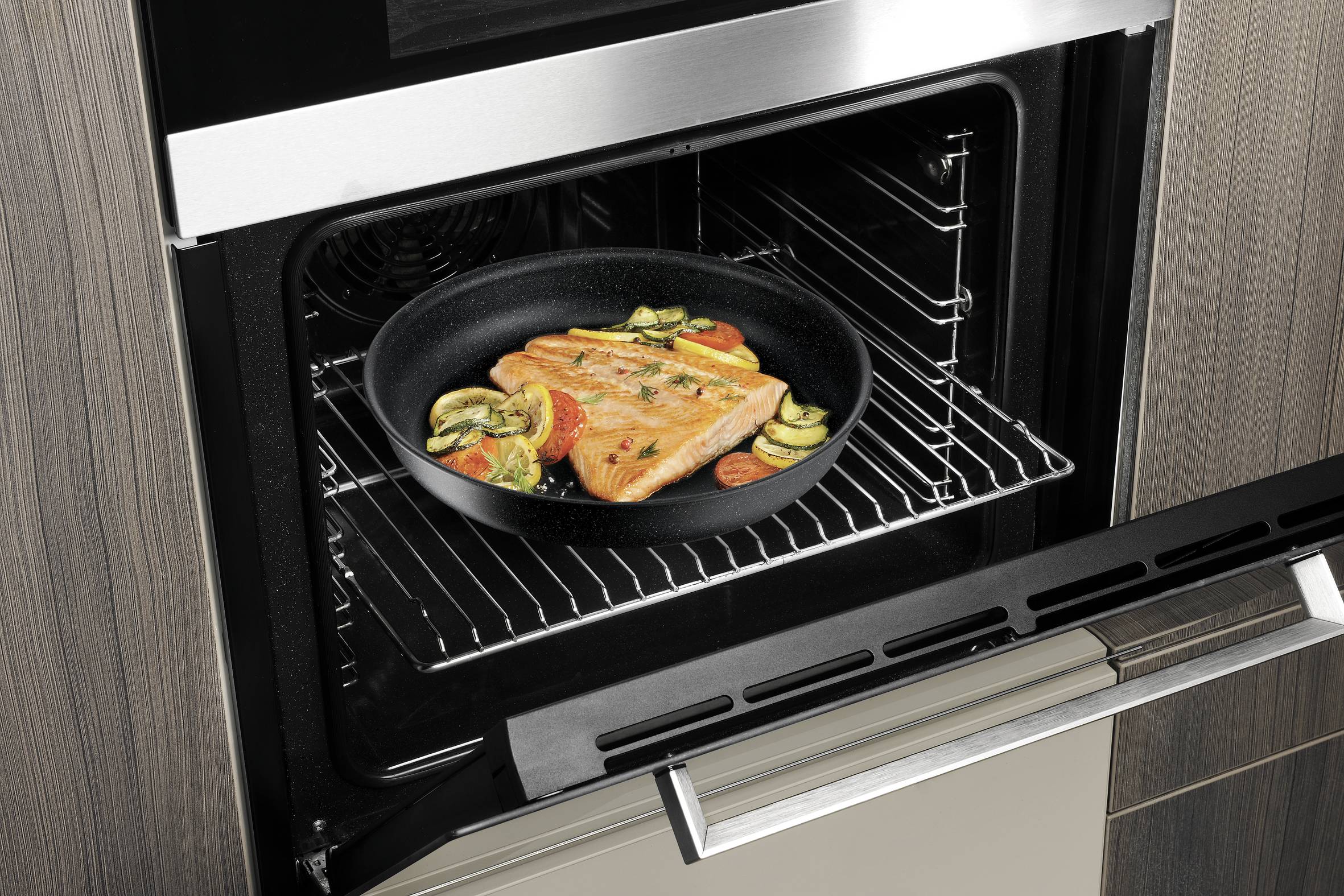 Ingenio Black Stone, Antiadhésif, Batterie de cuisine 10 p, Induction