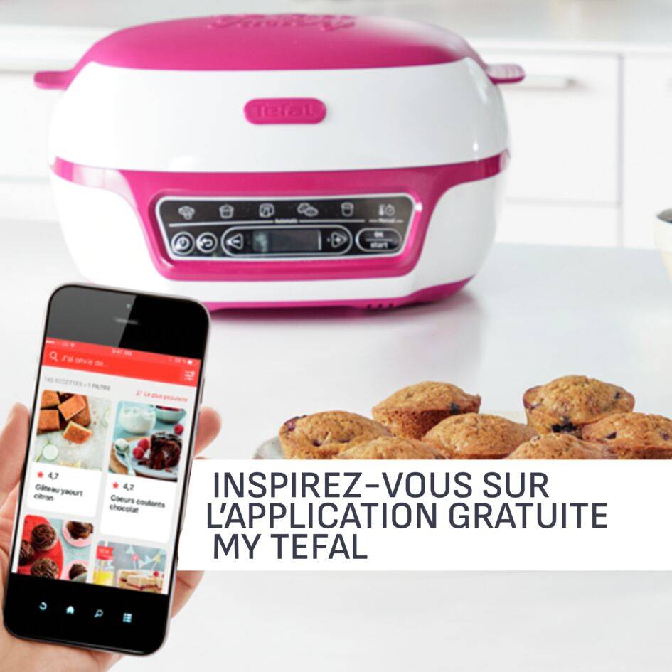 Cake Factory Délices, Machine à gâteaux, 5 programmes, mode manuel, moules muffins, cakes