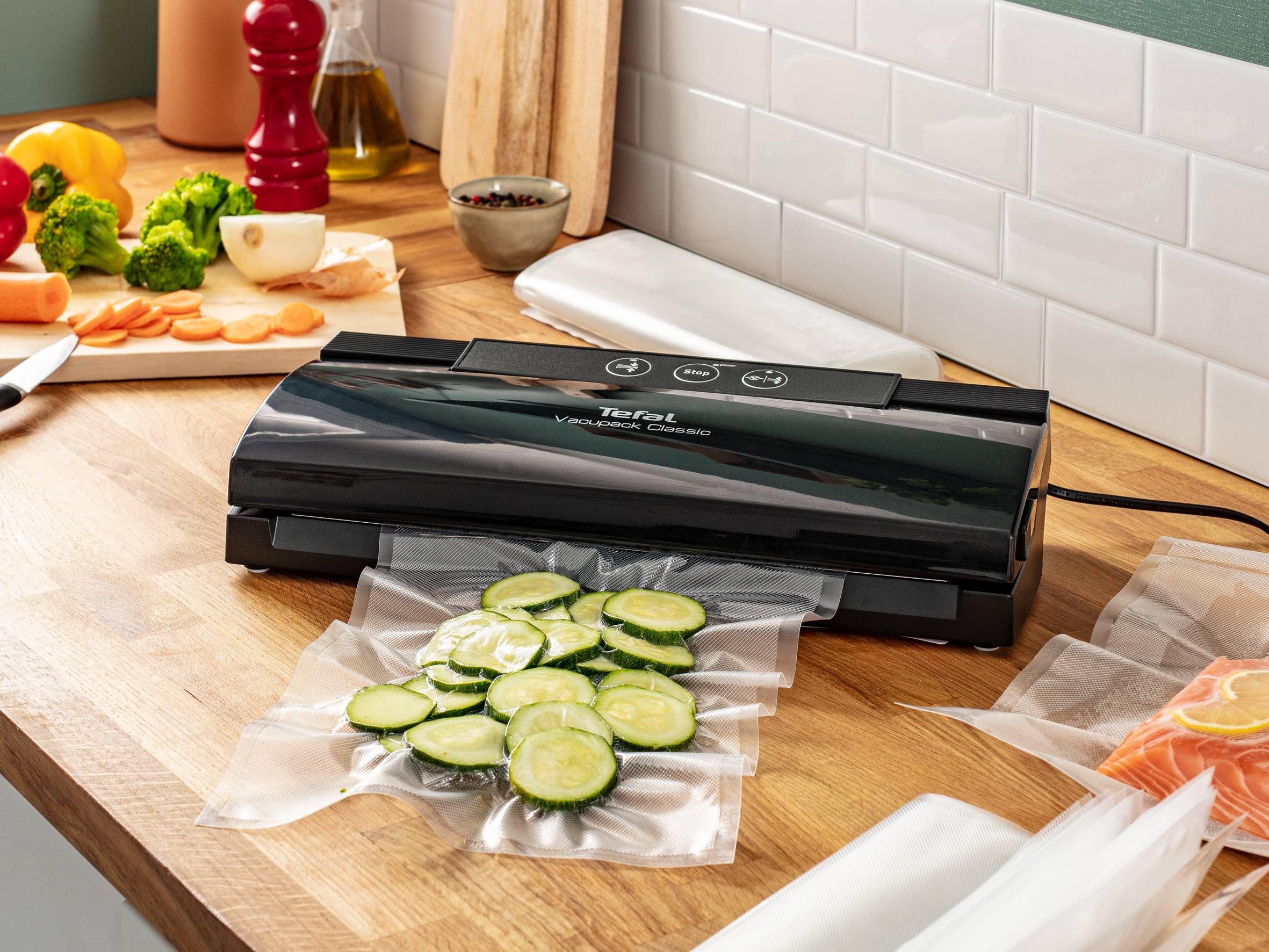 tefal kit sous vide fresh lock pod Appareil mise sous vide TEFAL VT101D10 main image 0