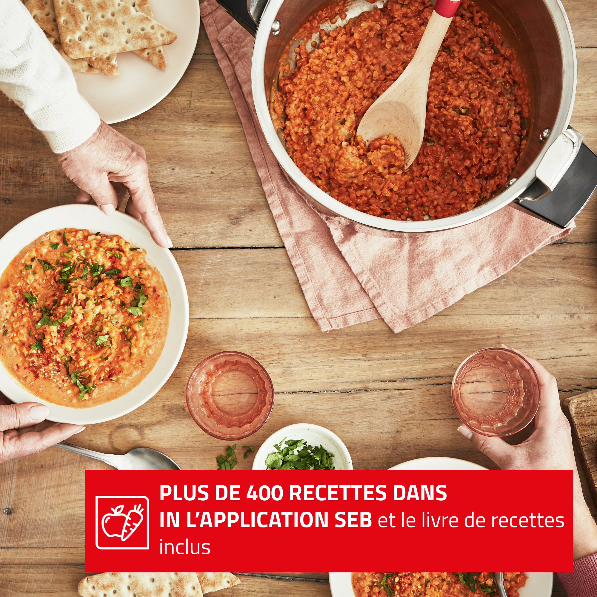 Authentique Eco, Cocotte-Minute® 4.5L, Cuisson rapide, Cuisine saine, Fabriqué en France