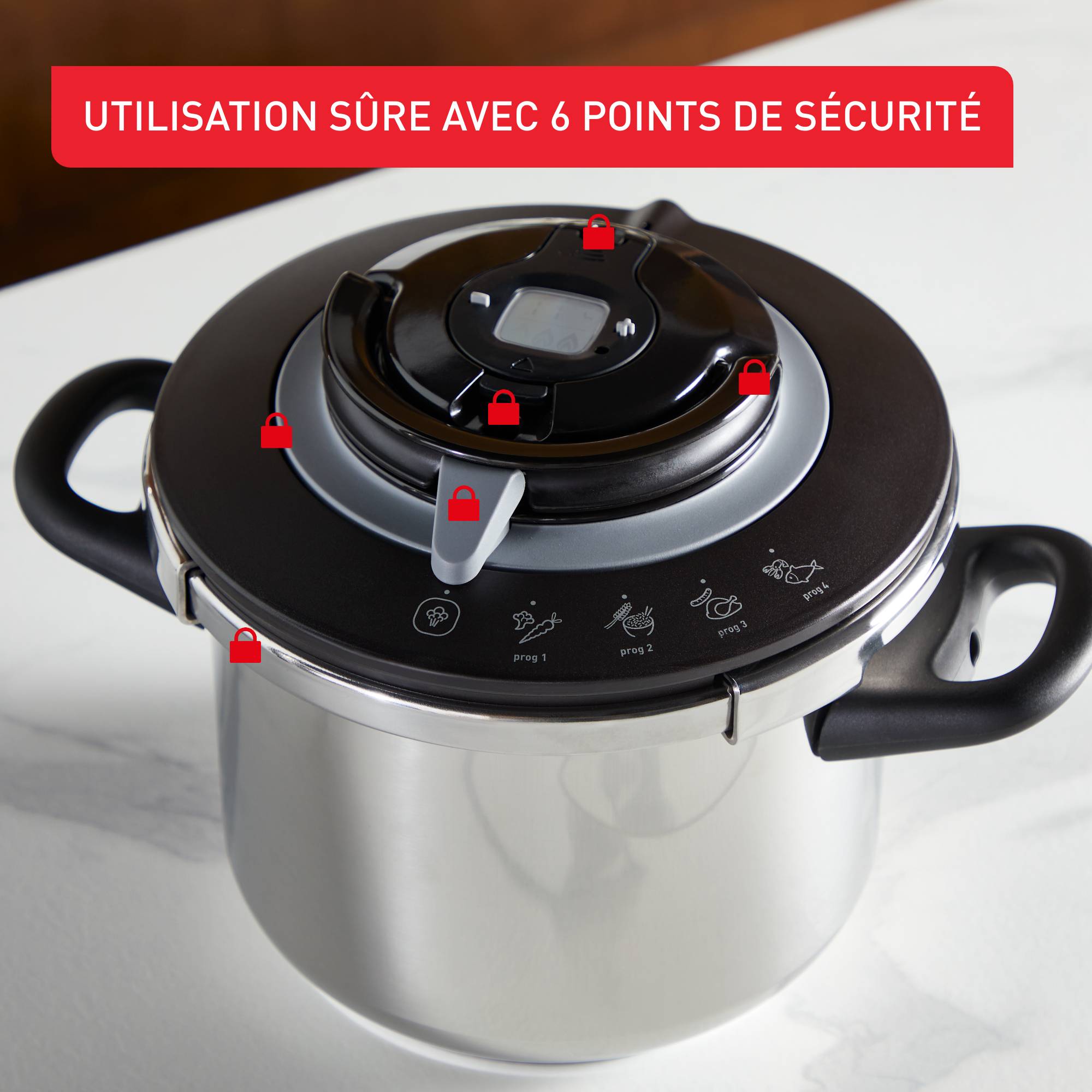 Clipso+ CHEF 6 L Cocotte-minute® 