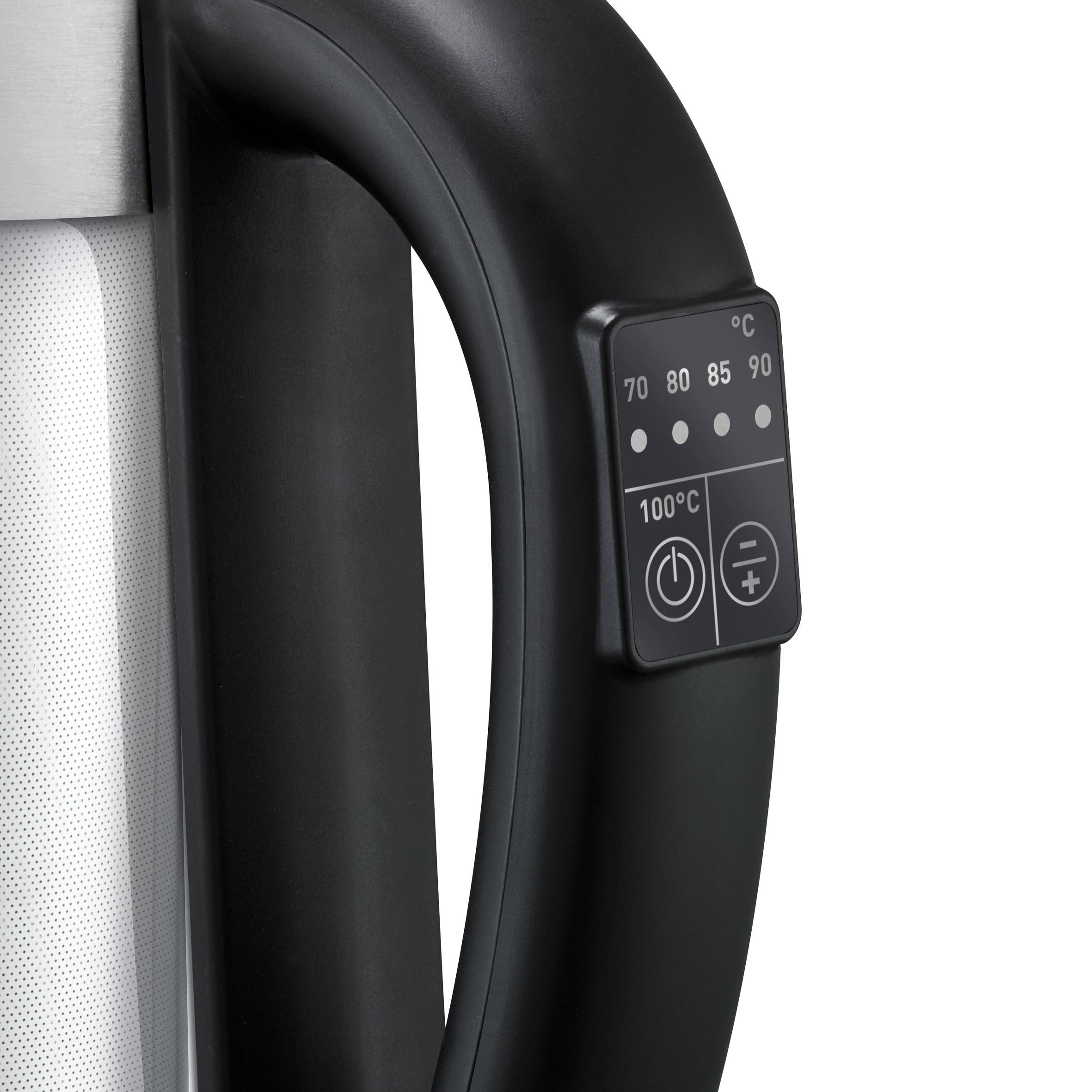 Bouilloire & machine à thé 2-en-1, verre, 5 températures