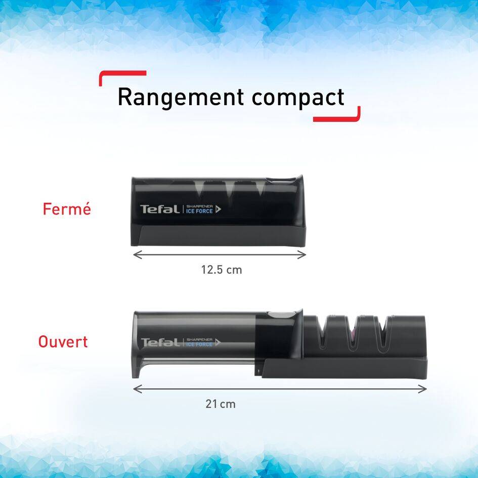 Ice Force Aiguiseur rétractable 12,5x5,9cm