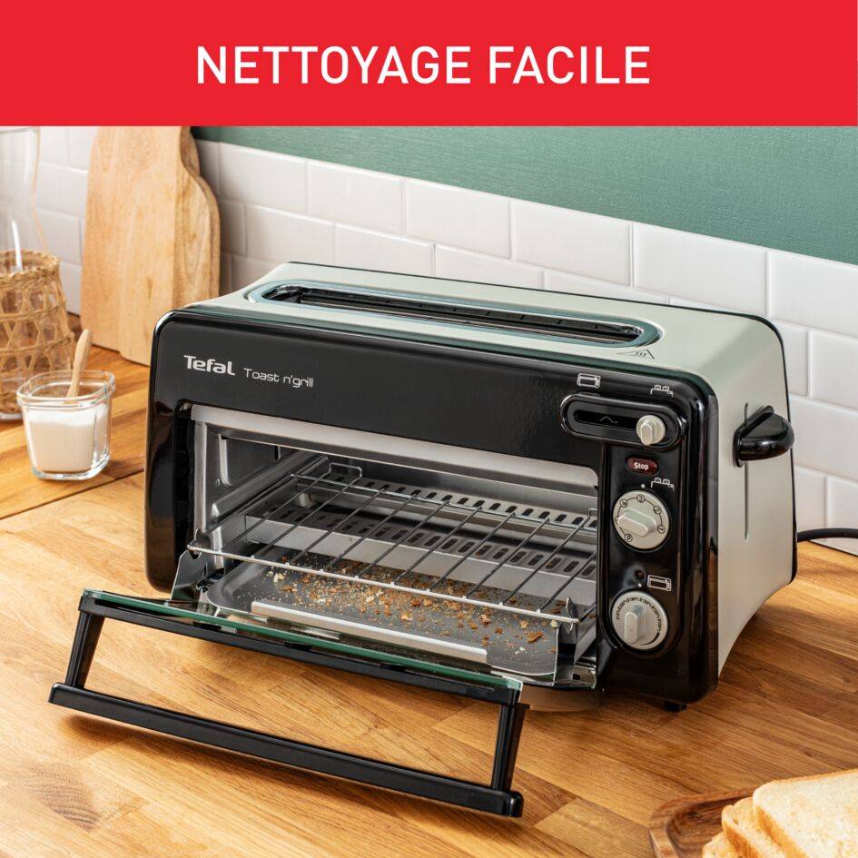 Toast'n grill, Grille-pain four, 6 niveaux de dorage, Température 210°C