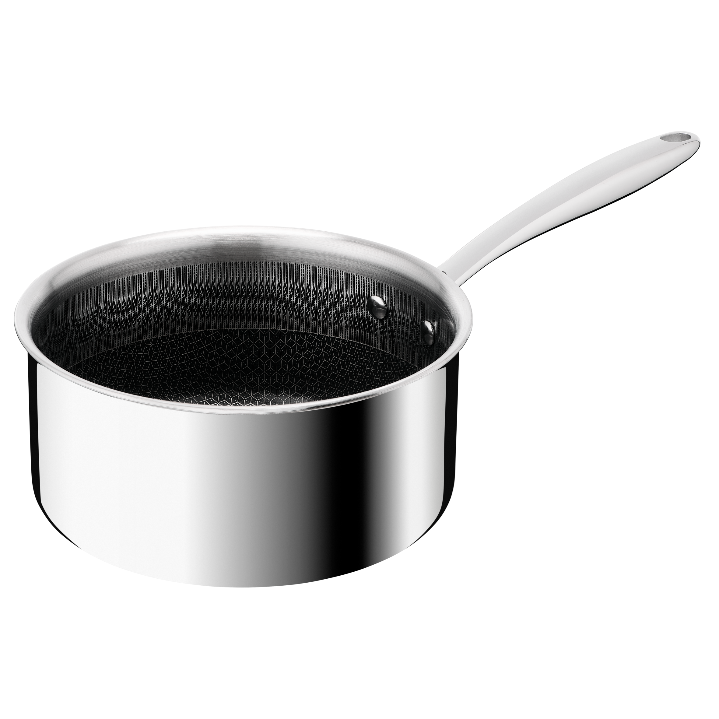 Master Ceramic, Casserole 18 cm, Revêtement inox et céramique, Induction