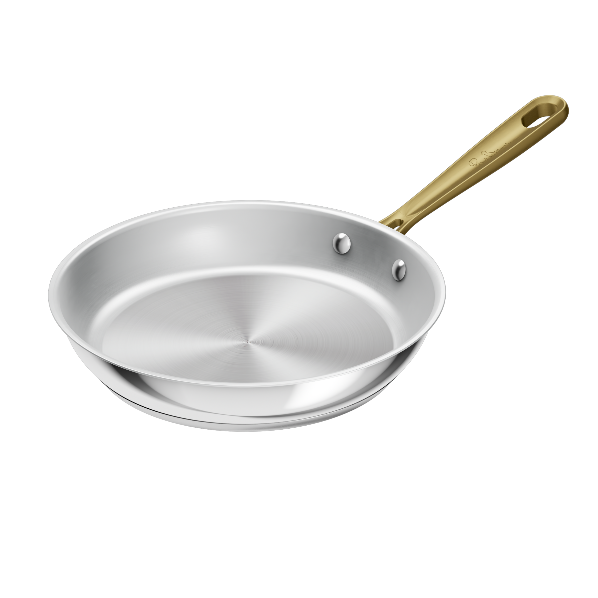 Tefal et Bocuse, Poêle de 24 cm, Induction, Acier inoxydable sans revêtement