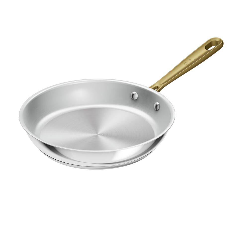 Tefal et Bocuse, Poêle de 24 cm, Induction, Acier inoxydable sans revêtement