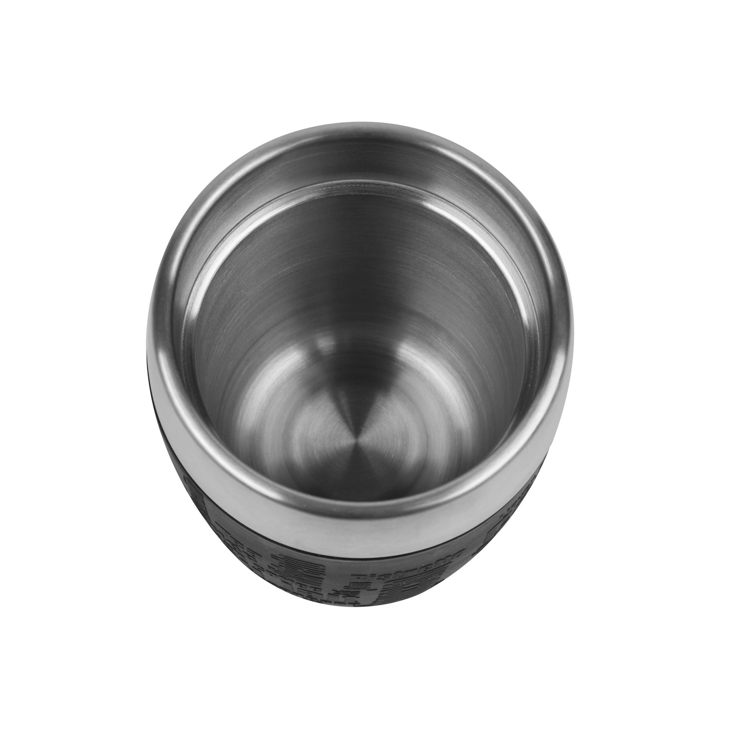 Tasse 0,2 L - Inox Noir TRAVEL CUP