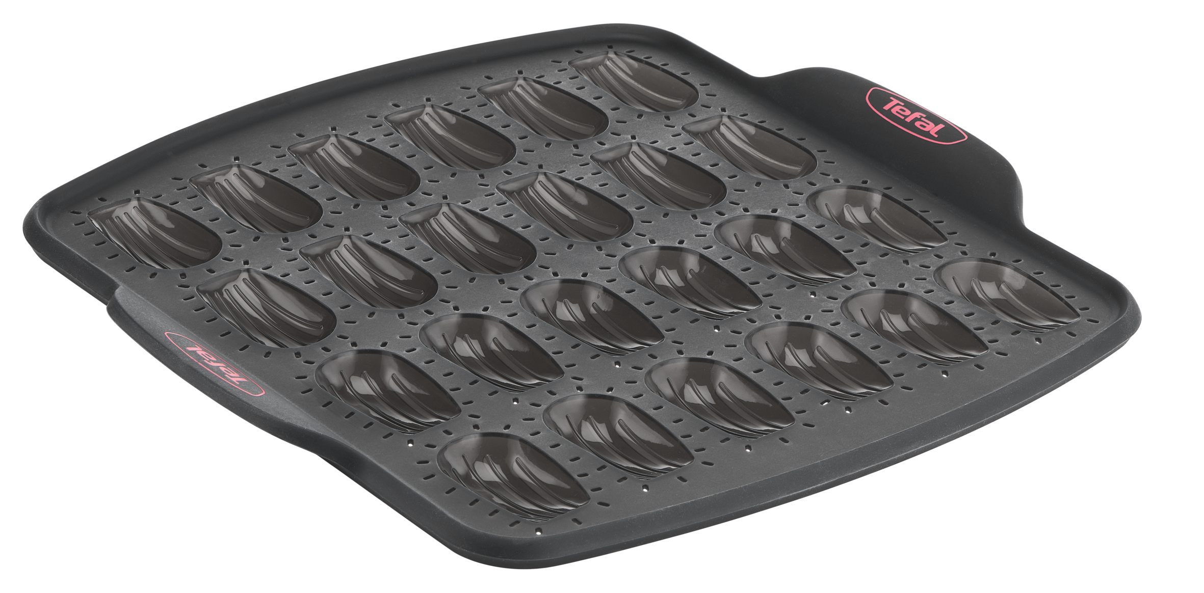 CRISPYBAKE Moule 24 mini madeleines silicone 30X29cm