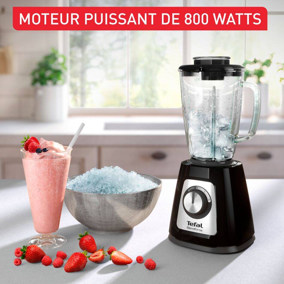 Blendforce, Blender, Bol verre 1,75L, 2 vitesses, 6 lames, 800W