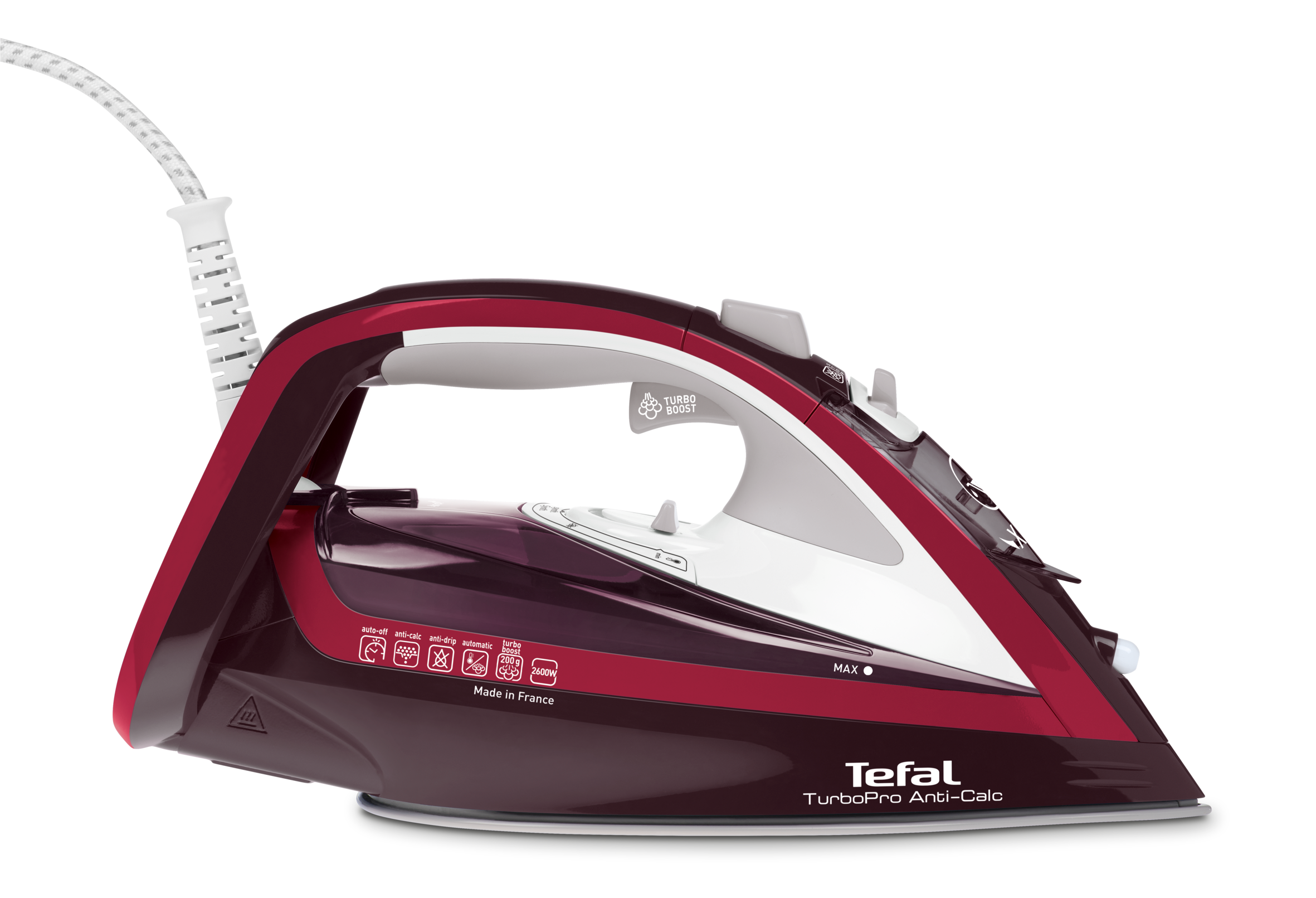 TURBO PRO ANTI-CALC FV5635 | Fer à vapeur | Tefal