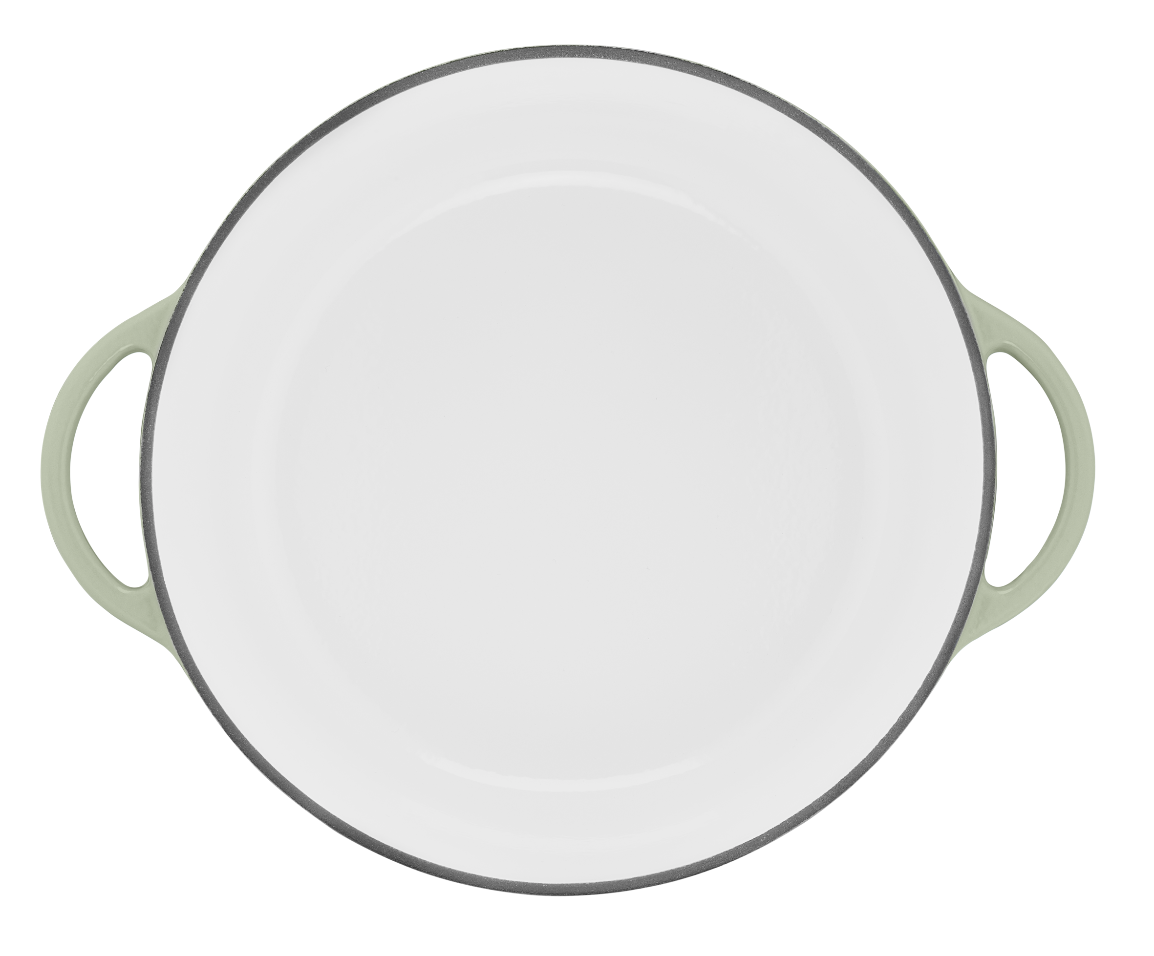 LOV, Cocotte en fonte ronde 29 cm, Induction, Four, Éco-conçue, Vert Lichen