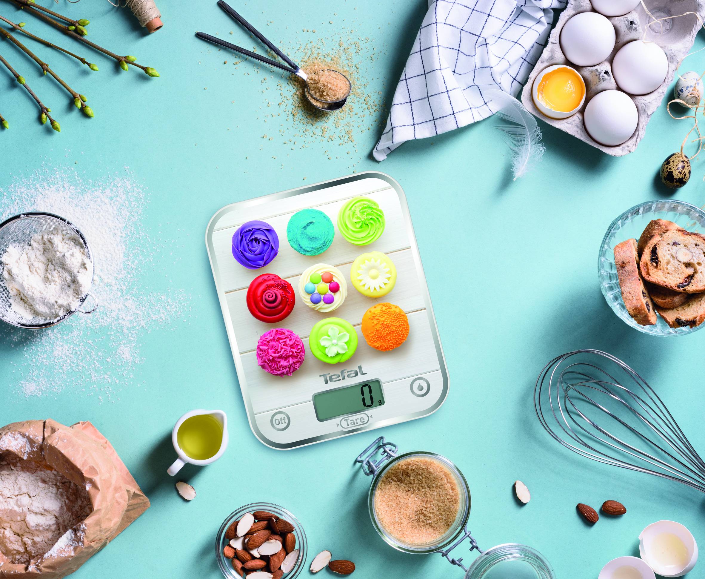 OPTISS DECOR Balance de cuisine Cup cakes