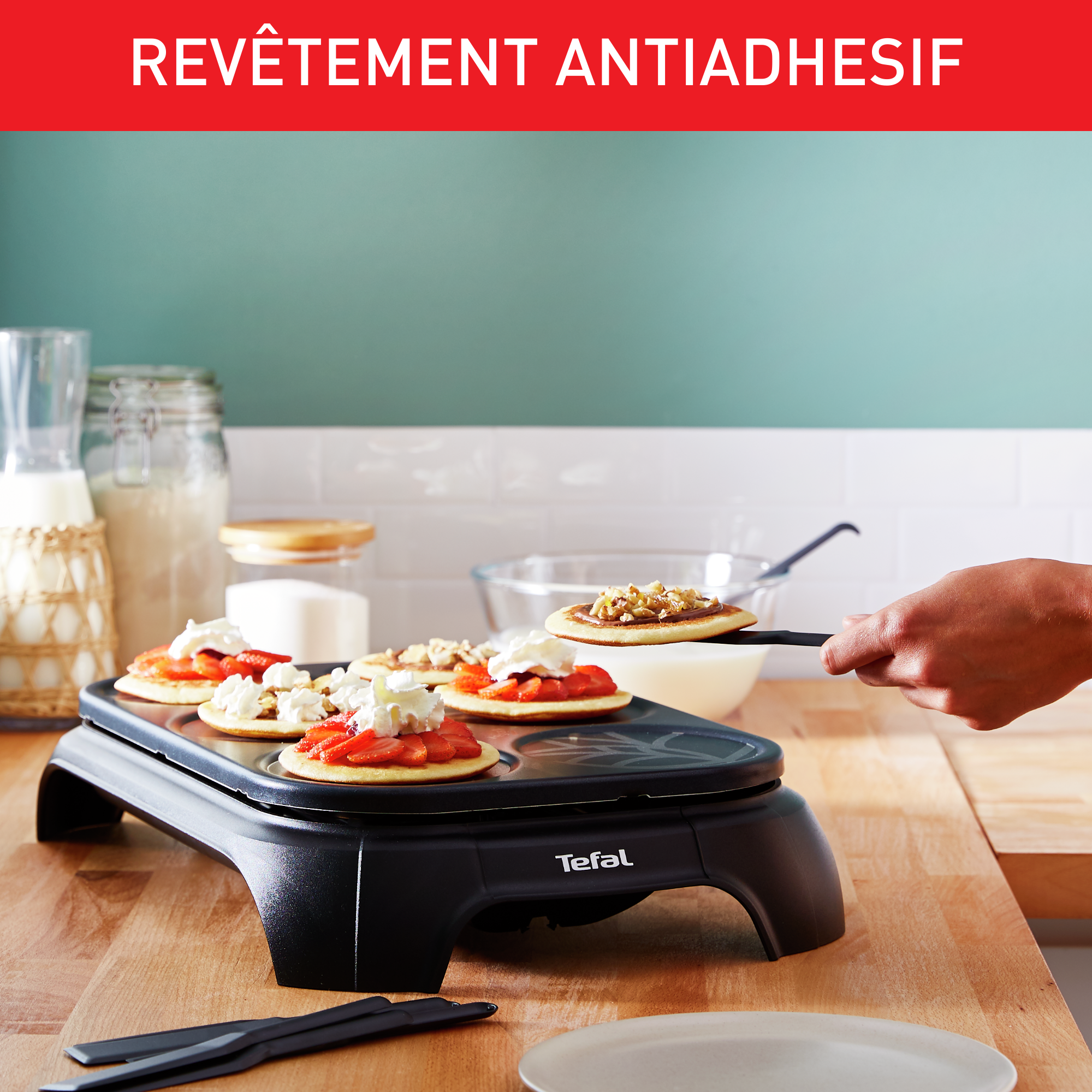 ECO CREP'PARTY ECO CONCU NOIR 6 CREPES