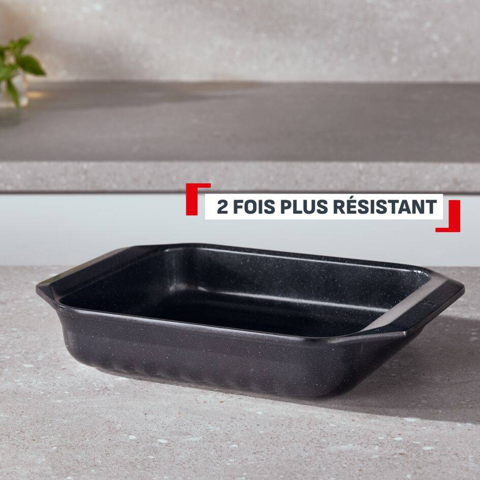 Excellence, Petit plat à four en fonte d'aluminium 29x22 cm, Revêtement antiadhésif