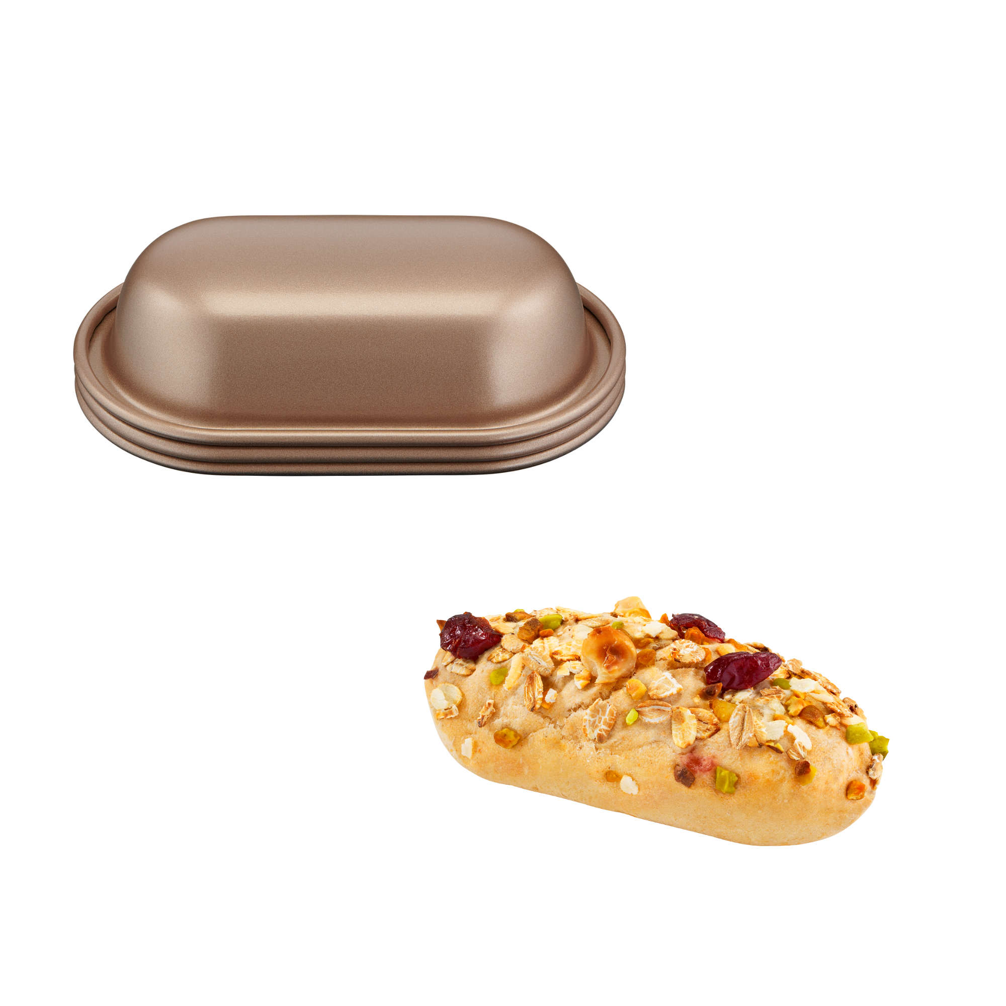 Creabake 3 moules à petit pain