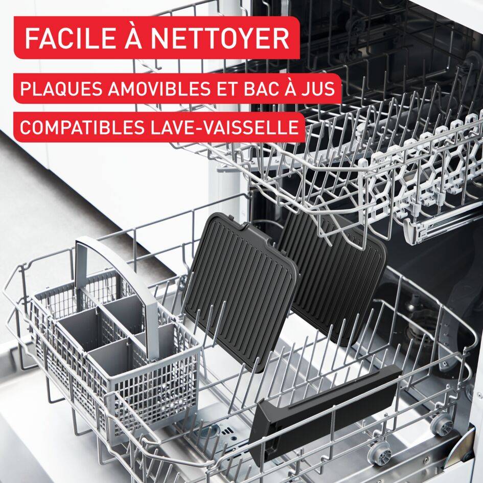 SuperGrill 3-en-1, Gril de contact, Barbecue, Position four