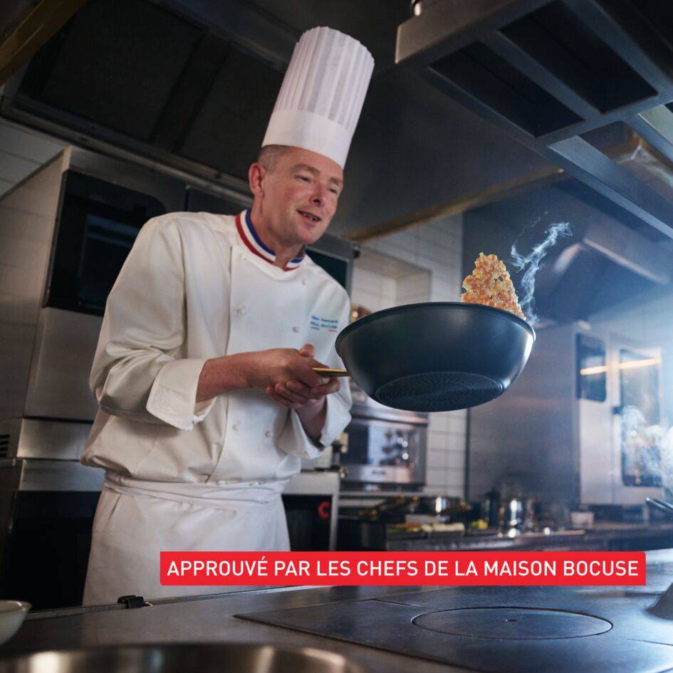 Tefal x Bocuse, Poêle wok antiadhésive 28&nbsp;cm