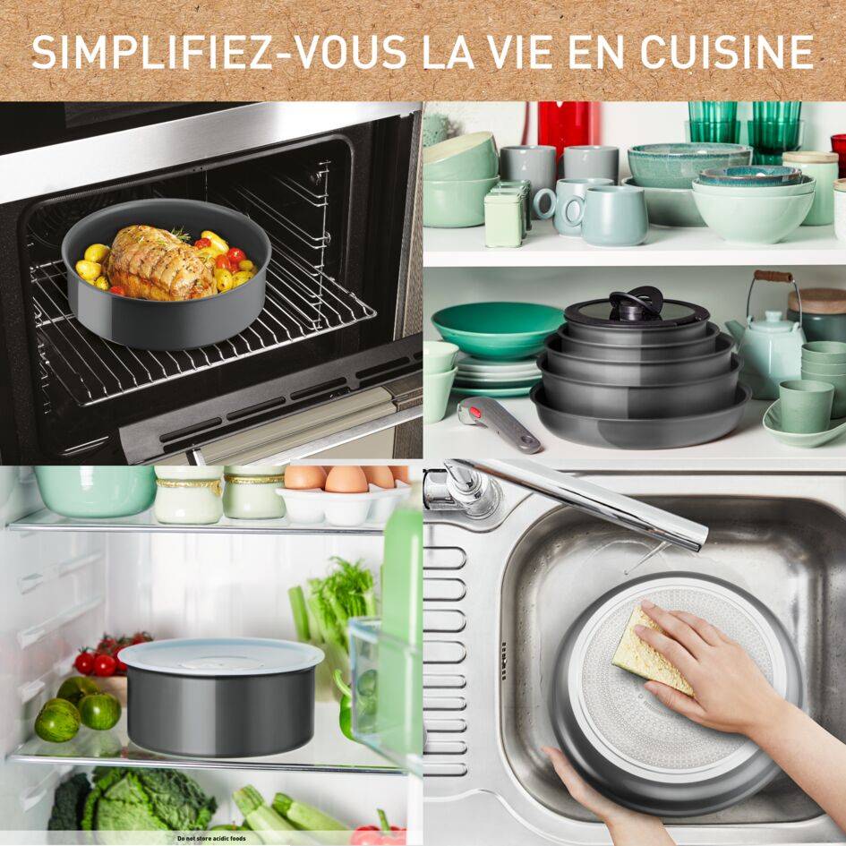 Ingenio Renew, Céramique antiadhésive, Poêle 24 cm, Induction