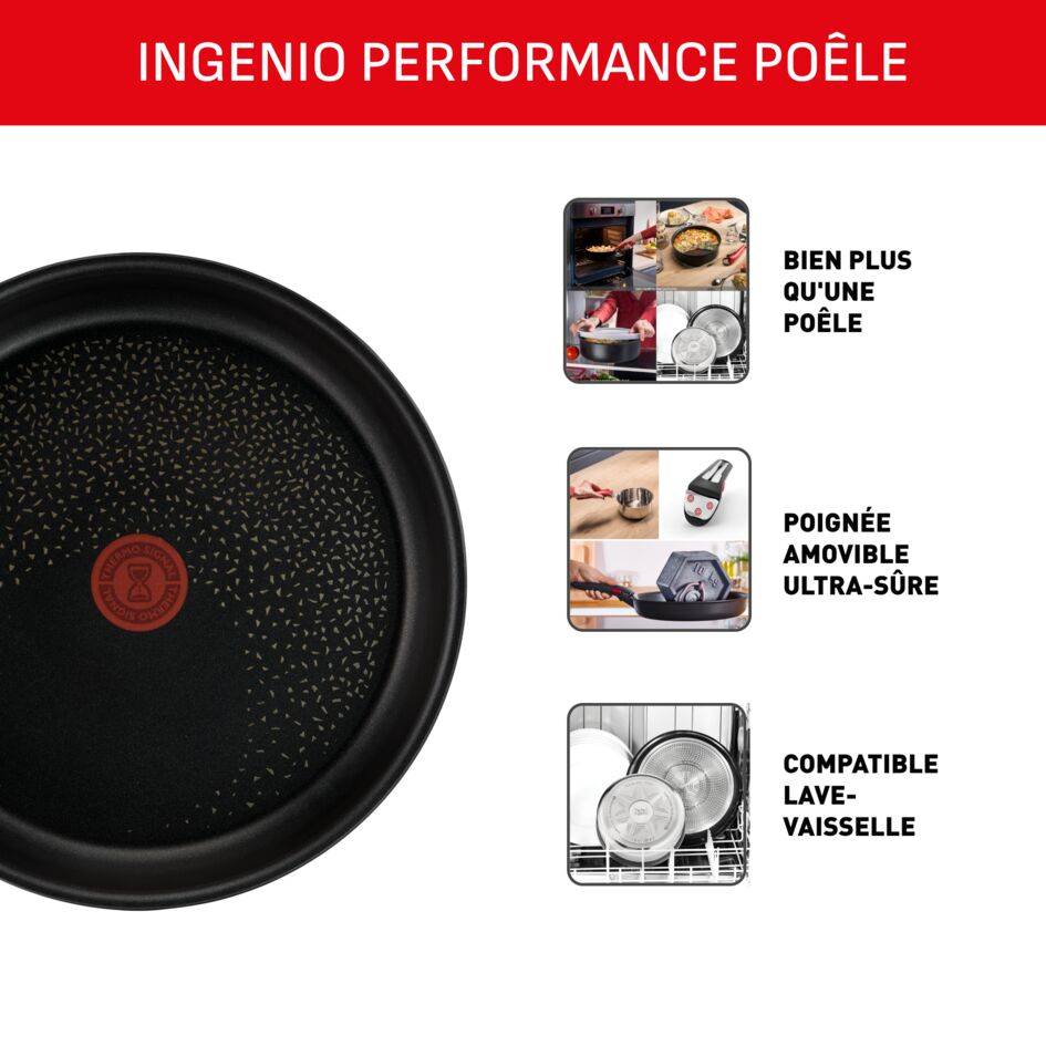 Performance Frying Pan 28 cm, Recycled Aluminum, Induction