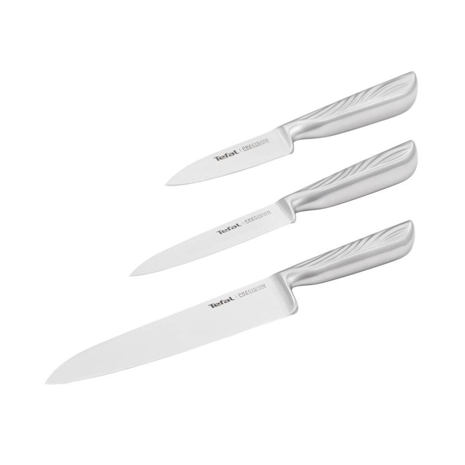 Precision Lot de 3 Couteaux Chef 15 cm, Office 12 cm, et A éplucher 9 cm