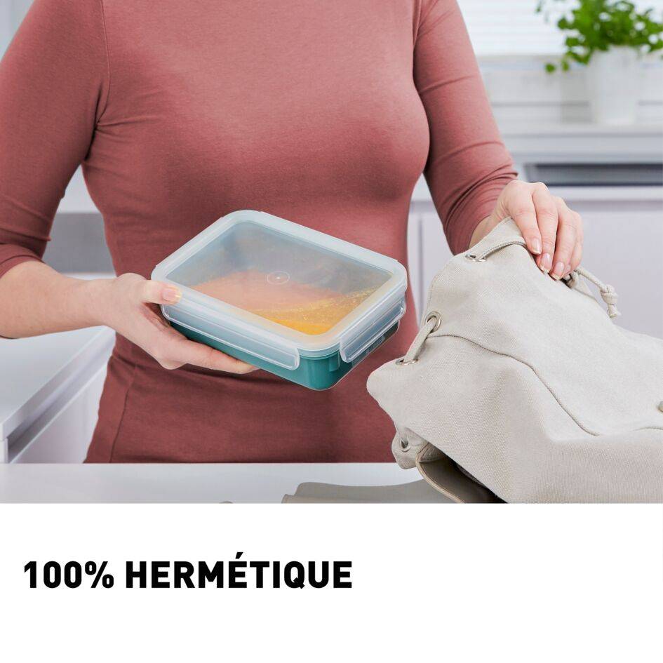 MASTERSEAL COLOUR EDITION Vert d'eau rectangulaire Set 4 pièces