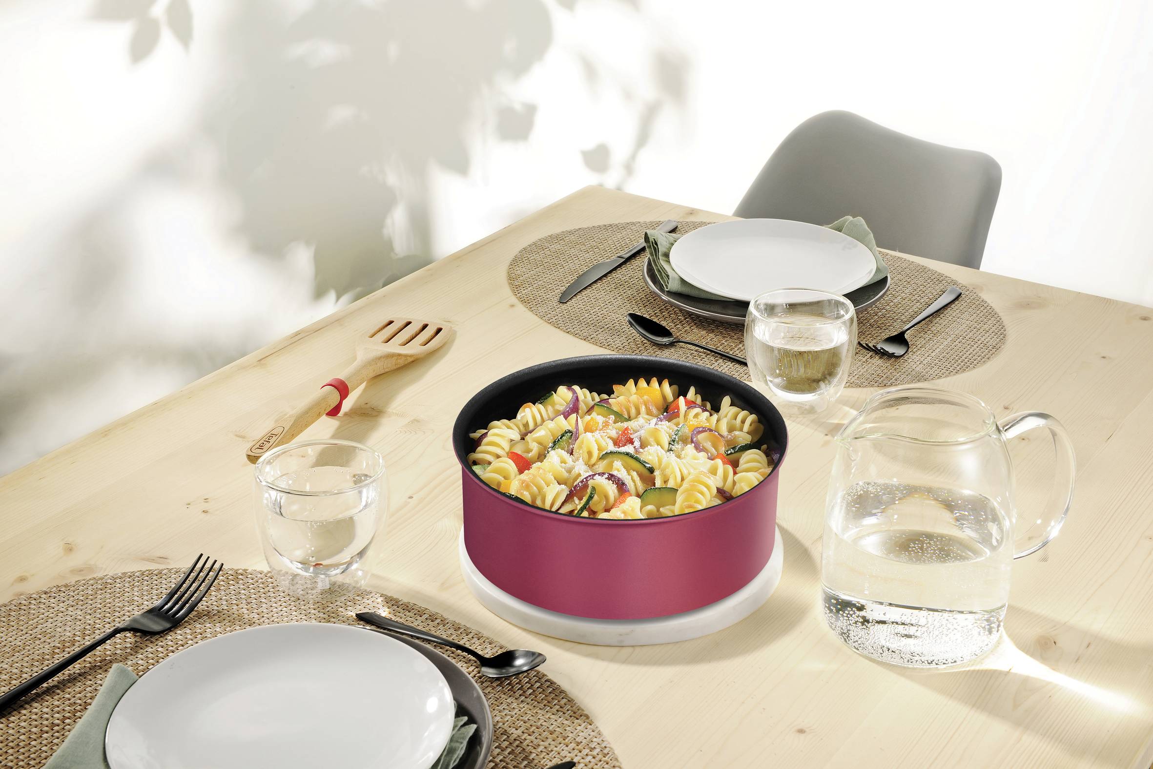 Ingenio performance rouge gamay induction batterie de cuisine 4 pièces