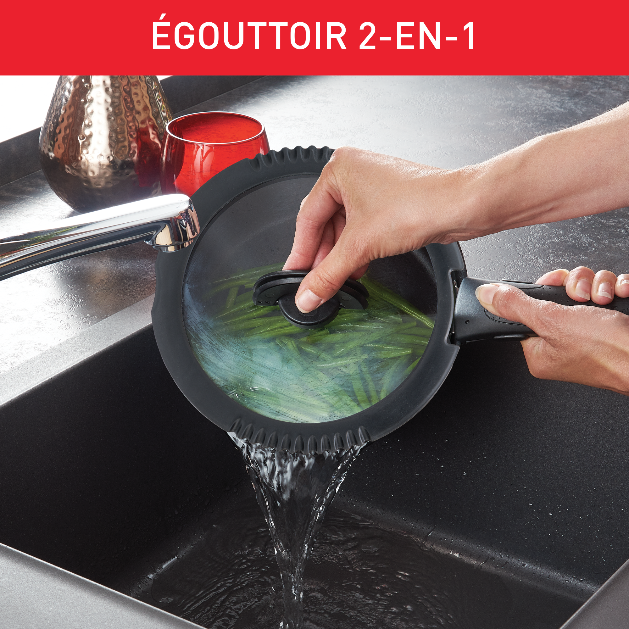 INGENIO couvercle égouttoir 20cm