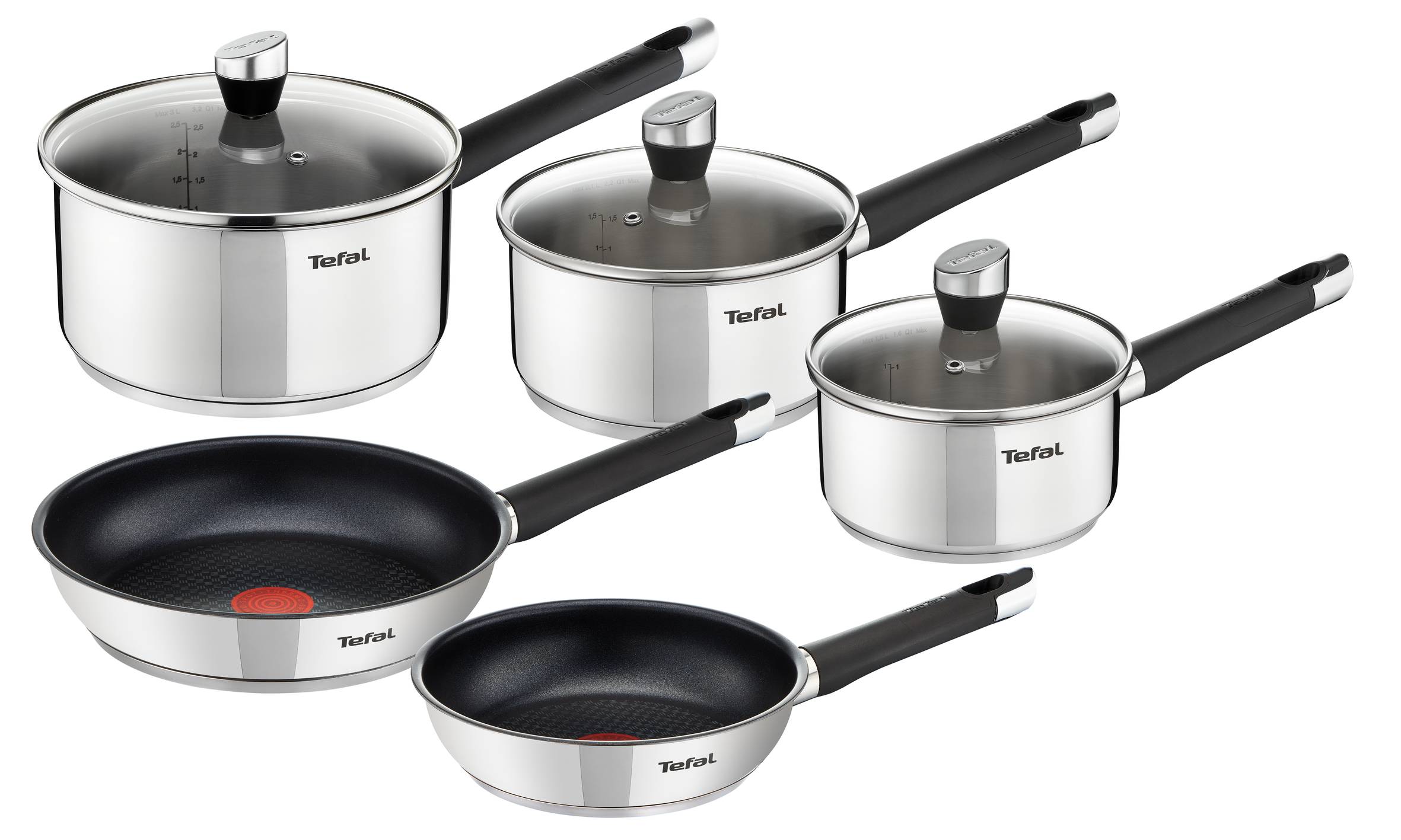 EMOTION INOX Batterie de cuisine Induction 5 pièces