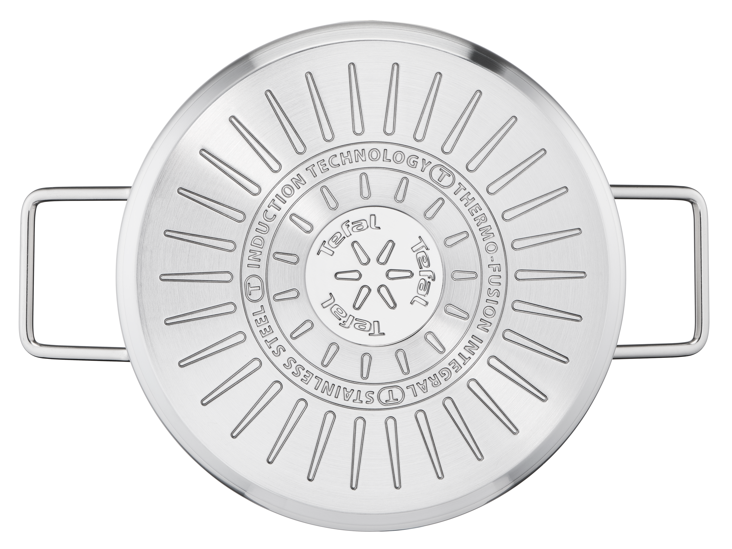 Nordica, Inox, Batterie de cuisine 8 p, Couvercle égouttoir, Induction