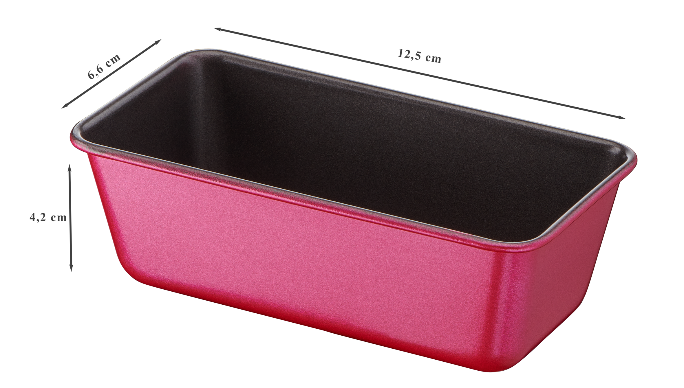 Creabake 2 moules à cakes longs 12,5x6,5cm