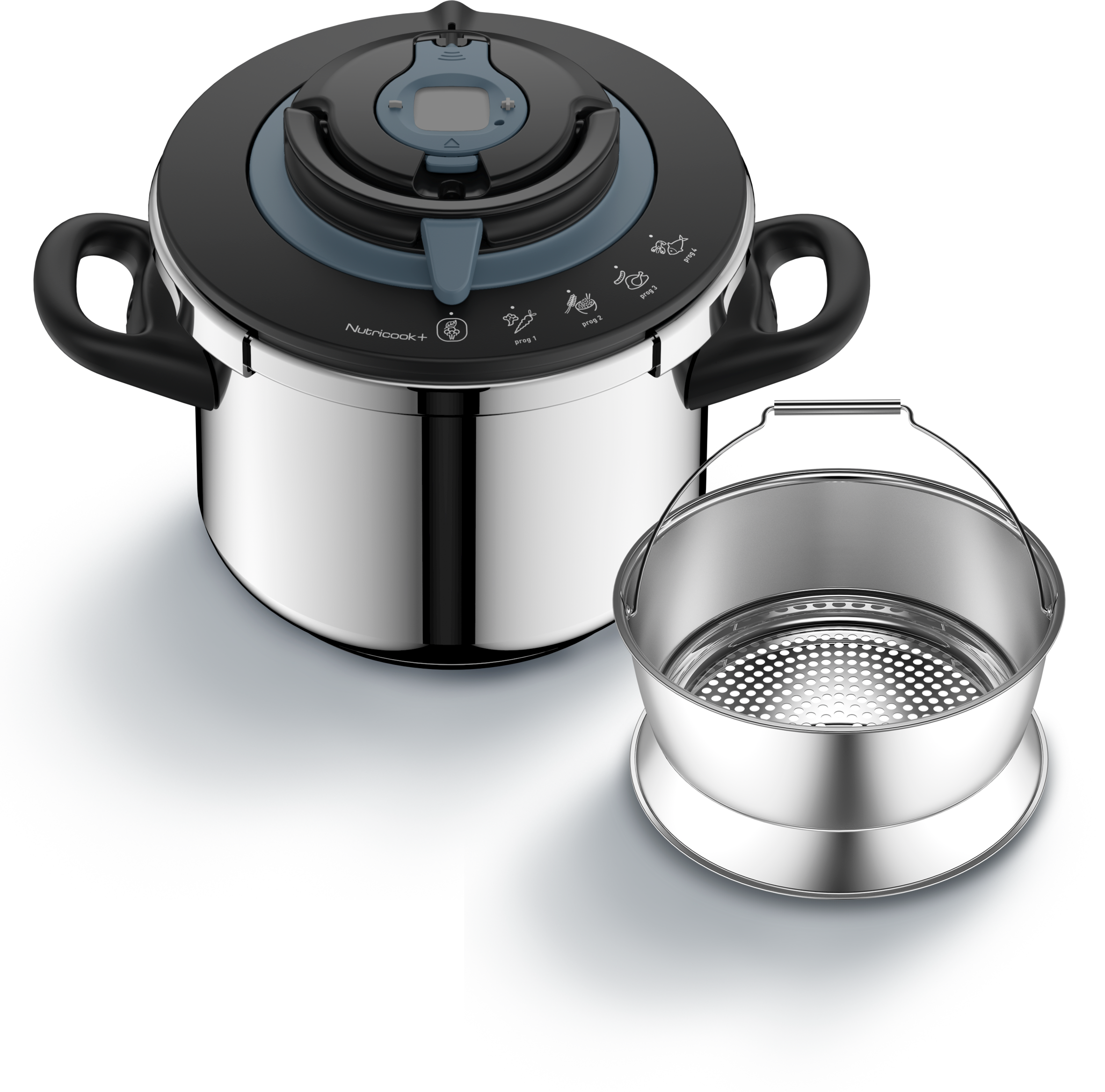 NUTRICOOK®+ Cocotte-minute® 8L inox induction