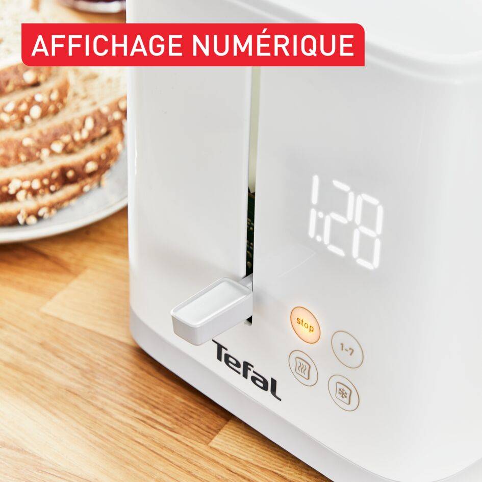 Sense, Grille-pain électrique, Fentes à largeur variable, 7 niveaux de dorage